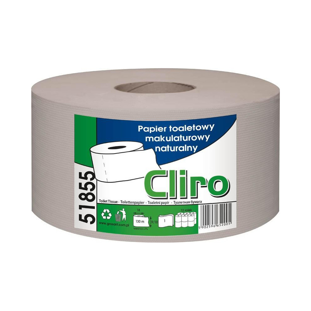 CLIRO PAPIER TOALETOWY 1W SZARY 51855