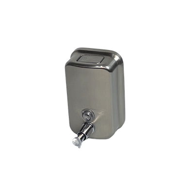 DOZOWNIK ZE STALI NIERDZEWNEJ, MATOWEJ, DO MYDŁA 0,5L s500