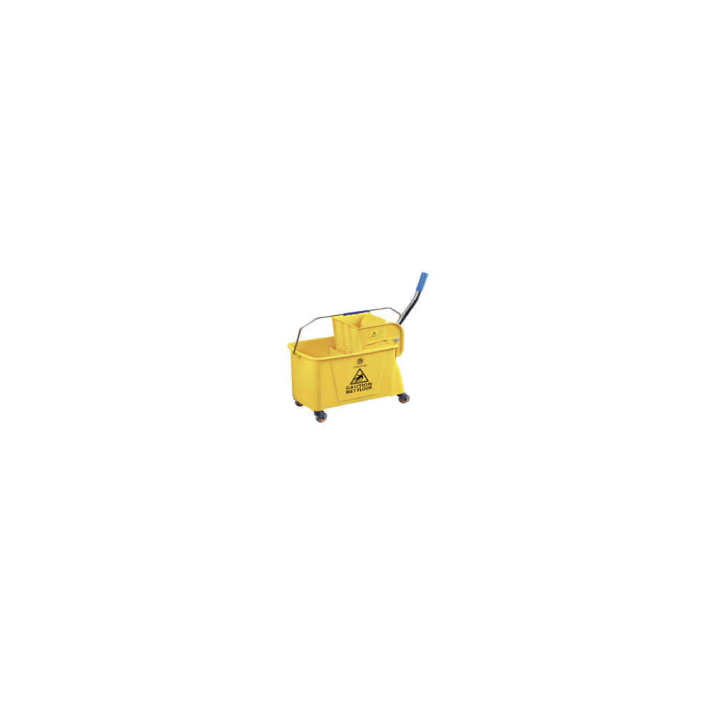 Wózek KENTUCKY jednowiaderkowy 1x20l + przegroda + wyciskarka doczołowa KENT