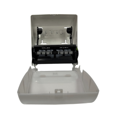 Podajnik do ręczników AUTOCUT tył biały  przód mleczny  ABS