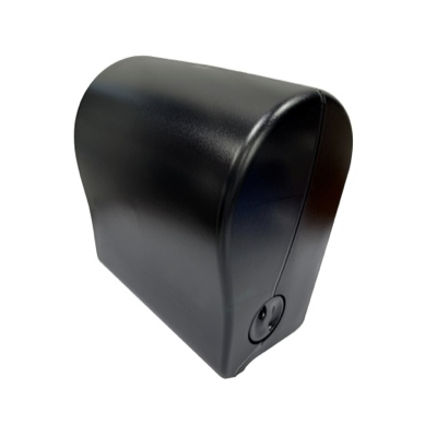 Podajnik do ręczników AUTOCUT tył  czarny   przód  transparętny czarny ABS