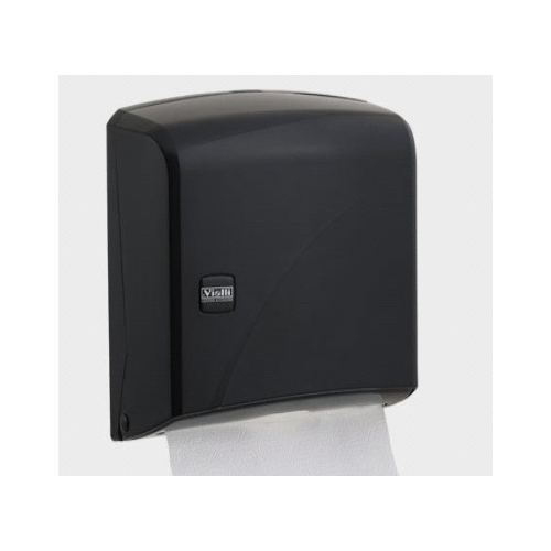 PODAJNIK RĘCZNIKA WIELOPANELOWEGO - INTERFOLD  CZARNY NA 200 LISTKÓW ABS