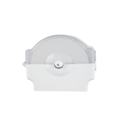 Podajnik na papier toaletowy listek po listku na podwójną rolkę, system FEEDPOINT. Dwie rolki po 150 mb.