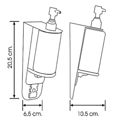 Dozowniki szamponu i mydła 300ml