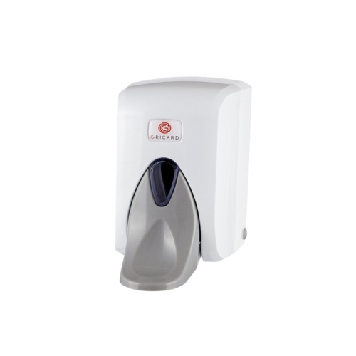 Dozownik do mydła i dezynfekcji  w płynie, łokciowy, medyczny 0.5l BIAŁY