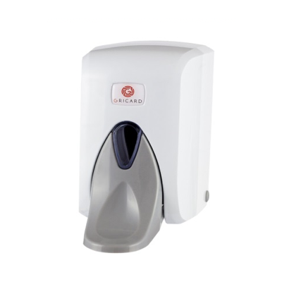 Dozownik do mydła i dezynfekcji  w płynie, łokciowy, medyczny 0.5l BIAŁY