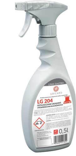 LG 204 ODTŁUSZCZACZ DO URZĄDZEŃ ORAZ POWIERZCHNI KUCHENNYCH